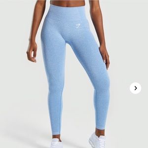 Blue seamless Gymshark legging